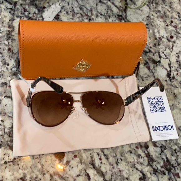 NWT Auth Tory Burch Aviator Sunglasses - Picture 12 of 14